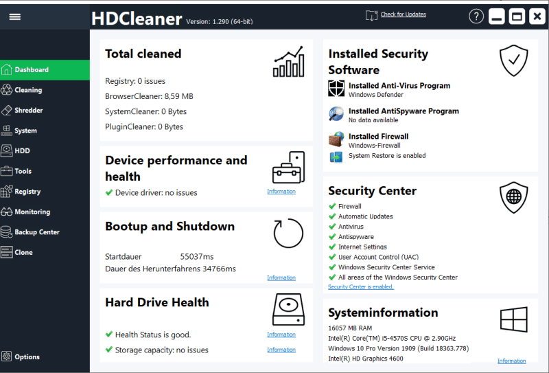 HDCleaner 2.041 Crack With Serial Key Free Download